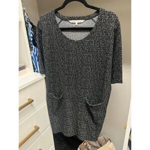 Rachel Roy shift sheath scoop neck tweed dress size XS Length 33”